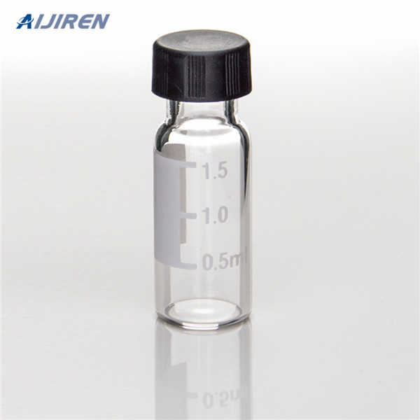 low metal content bonded PTFE/silicone slit septa HPLC sample vials